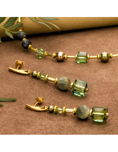 SPARK Jasmine earrings with Indian...