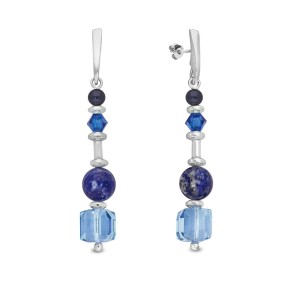 SPARK Jasmine Earrings Lapis Lazuli