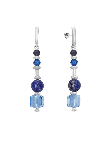 Boucles d'Oreilles SPARK Jasmine Lapis Lazuli
