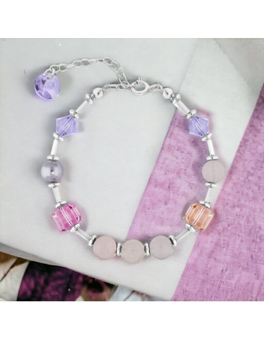 Bracelet SPARK Jasmine Quartz Rose