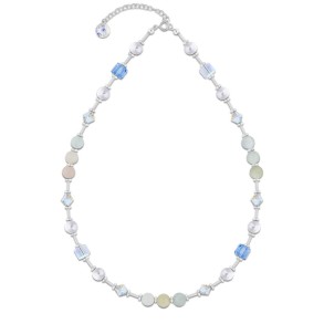 SPARK silver necklace Jasmine with Blue Morganite
