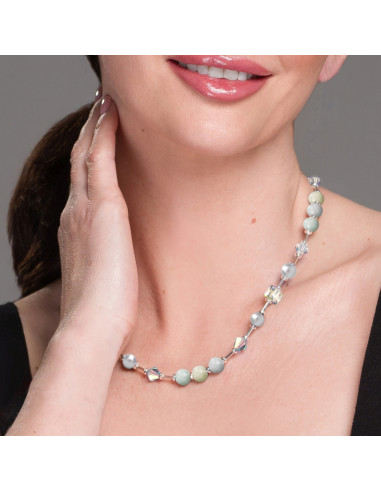 SPARK silver necklace Jasmine with...