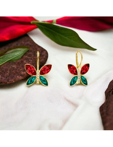 Boucles d'oreilles Imago Long Scarlet...