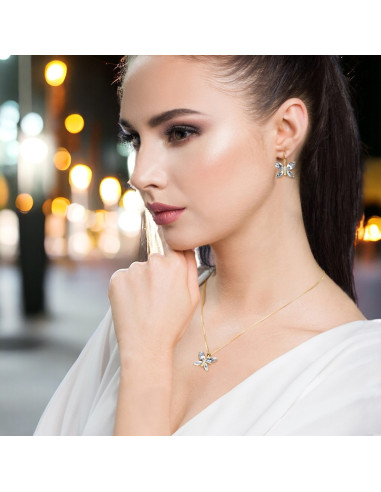 Boucles d'oreilles Imago Long Crystal...