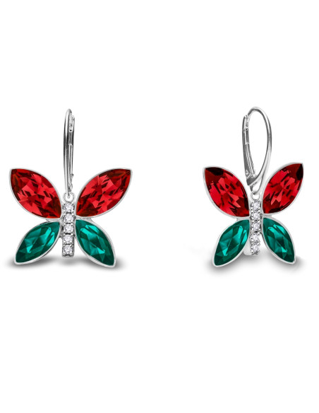 Imago Long Earrings Scarlet