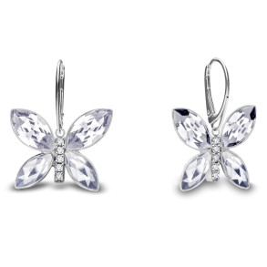 Imago Long Earrings Crystal