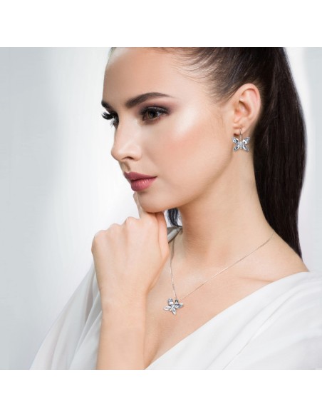 Kolczyki Imago Long Crystal