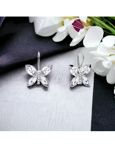 Boucles d'oreilles Imago Long Crystal