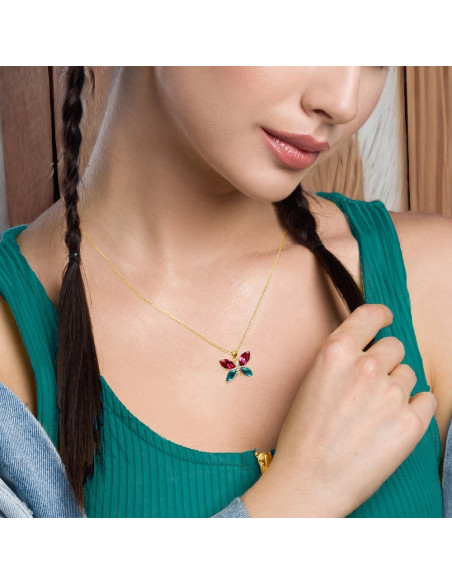 copy of Imago Necklace Crystal Gold