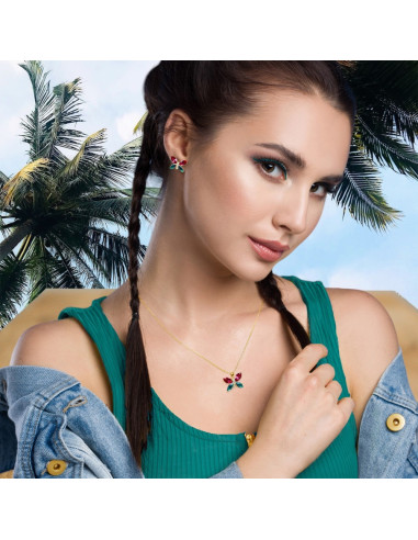 copy of Collier Imago Crystal Gold