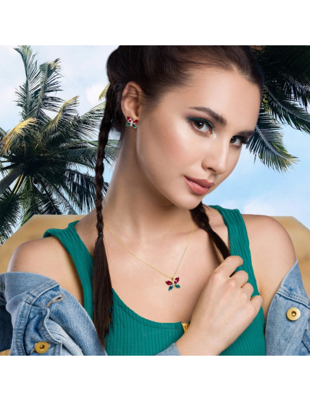 copy of Collier Imago Crystal Gold