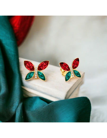 Boucles d'oreilles Imago Scarlet Gold