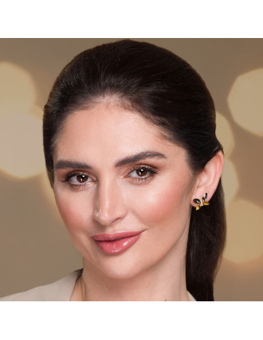 Imago Earrings Sunflower Gold