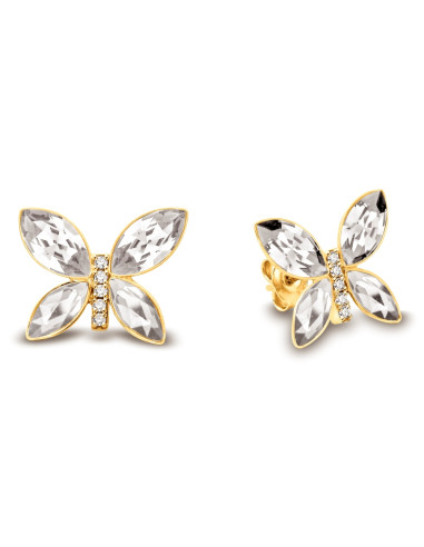 Boucles d'oreilles Imago Crystal Gold