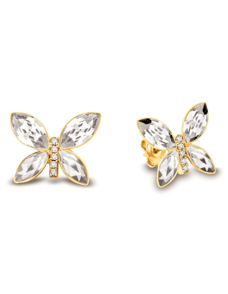 Boucles d'oreilles Imago Crystal Gold