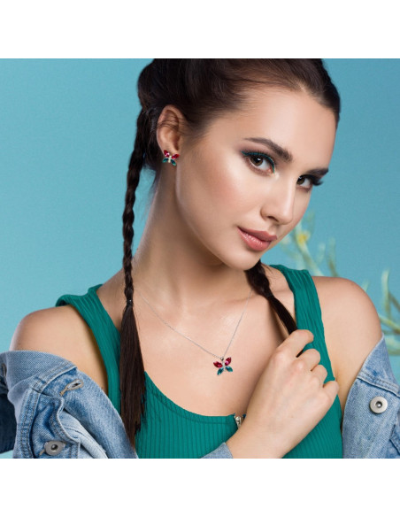 Boucles d'oreilles Imago Scarlet