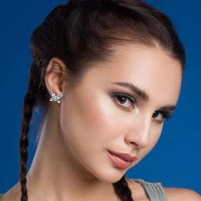 Kolczyki srebrne Imago Crystal, marka SPARK 2