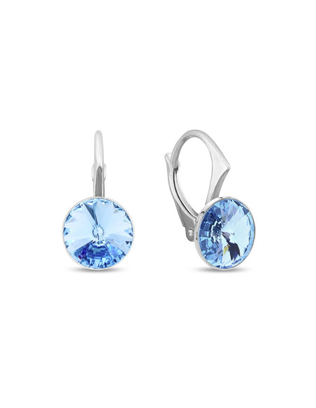 Spark Firefly earrings with light blue crystals