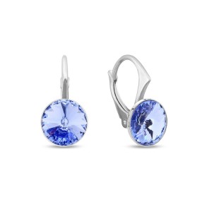 Spark Firefly earrings with blue crystals