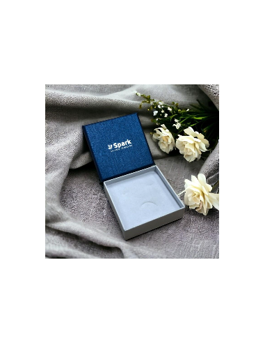 SPARK Kolczyki Flora z czerwonymi...