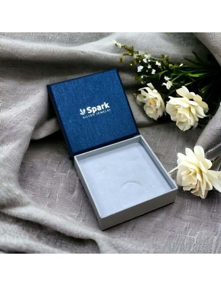 Flora earrings by SPARK in gold-plated 925 silver and crystals