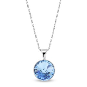 Firefly Nacklace - silver 925 - light blue crystals