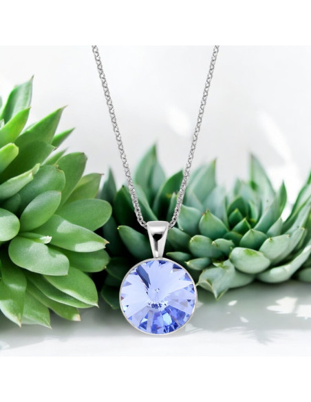 Collier Firefly en argent et cristaux