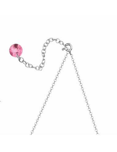 Collier Firefly en argent et cristal...