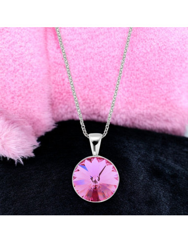 Collier Firefly en argent et cristal...