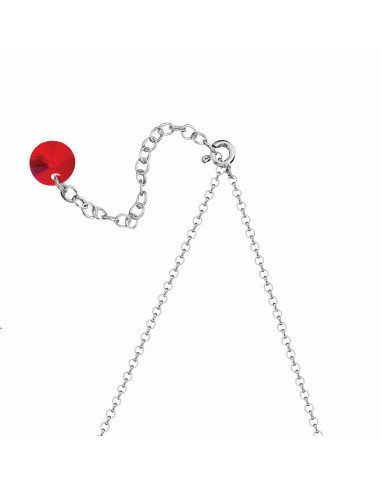 Firefly Nacklace - silver 925 - red...