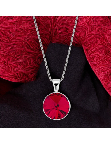 Firefly Nacklace - silver 925 - red...