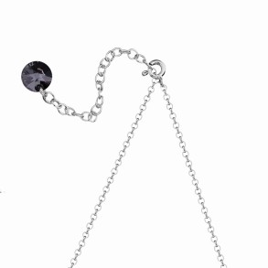 Collier Firefly en argent et cristaux Silver Night 2
