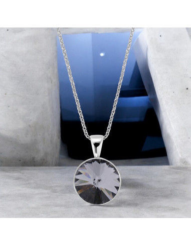 Collier Firefly en argent et cristaux...