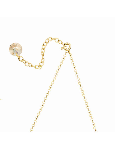 Firefly Naclace - goldplated silver - golden crystals