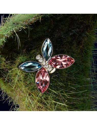 Silver Butterfly Bracelet with...