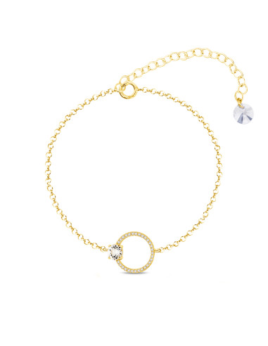 Bracelet STARDUST en argent plaqué or...