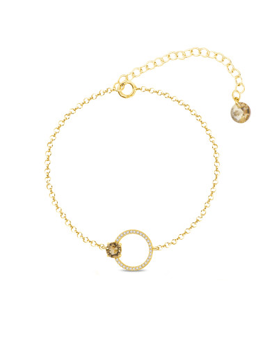 STARDUST bracelet gold-plated silver...