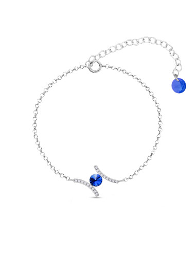 Bransoletka srebrna RIVOLI z...