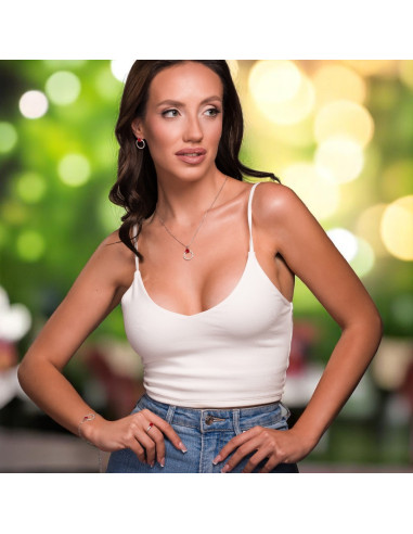 Srebrne kolczyki STARDUST z...