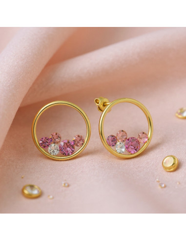 Boucles d'oreilles Circle of Life en...