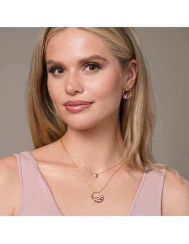 Circle of Life Earrings, goldplated...