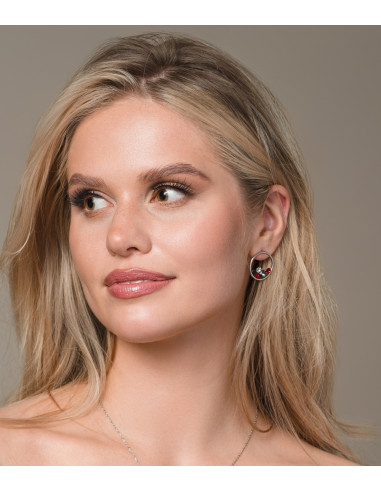 Boucles d'oreilles Circle of Life en...