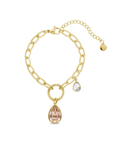 Illusion bracelet in gold-plated...