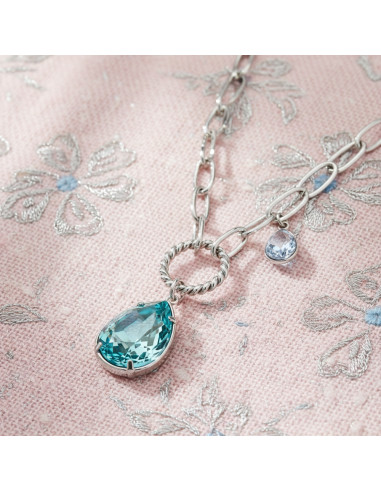 ILLUSION necklace in stainless steel...