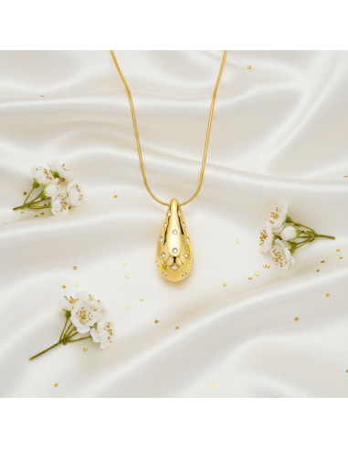 Collier COMTESSE en acier inoxydable...