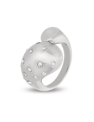 COMTESSE ring in stainless steel with...