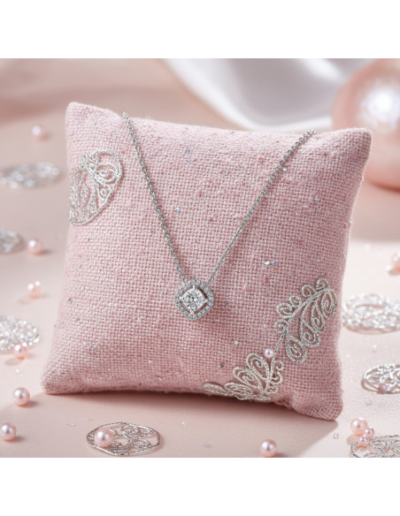 PRINCESSE necklace in tainless steel  with crystals | SPARK