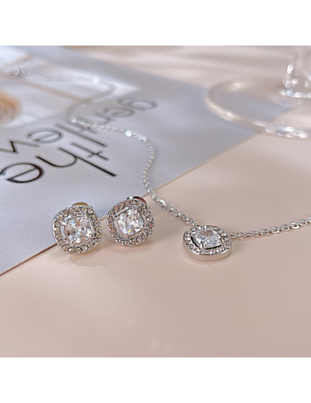 PRINCESS earrings in stainless steel and crystals | SPARK