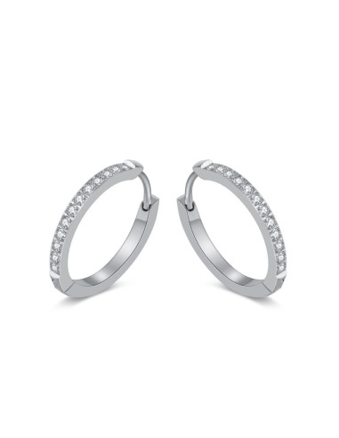 Boucles d'oreilles NOBLESSE en acier...