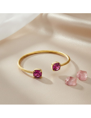 MIRAGE bracelet in gold-plated...